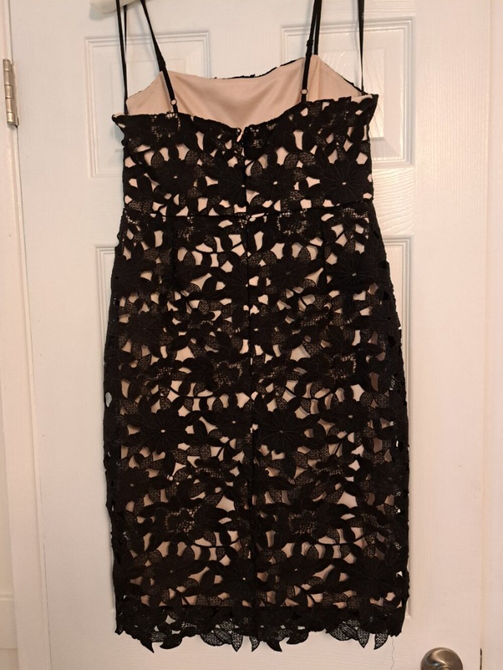 Lulus Looking Divine Black Crochet Lace Bodycon Midi Dress - Picture 10 of 11